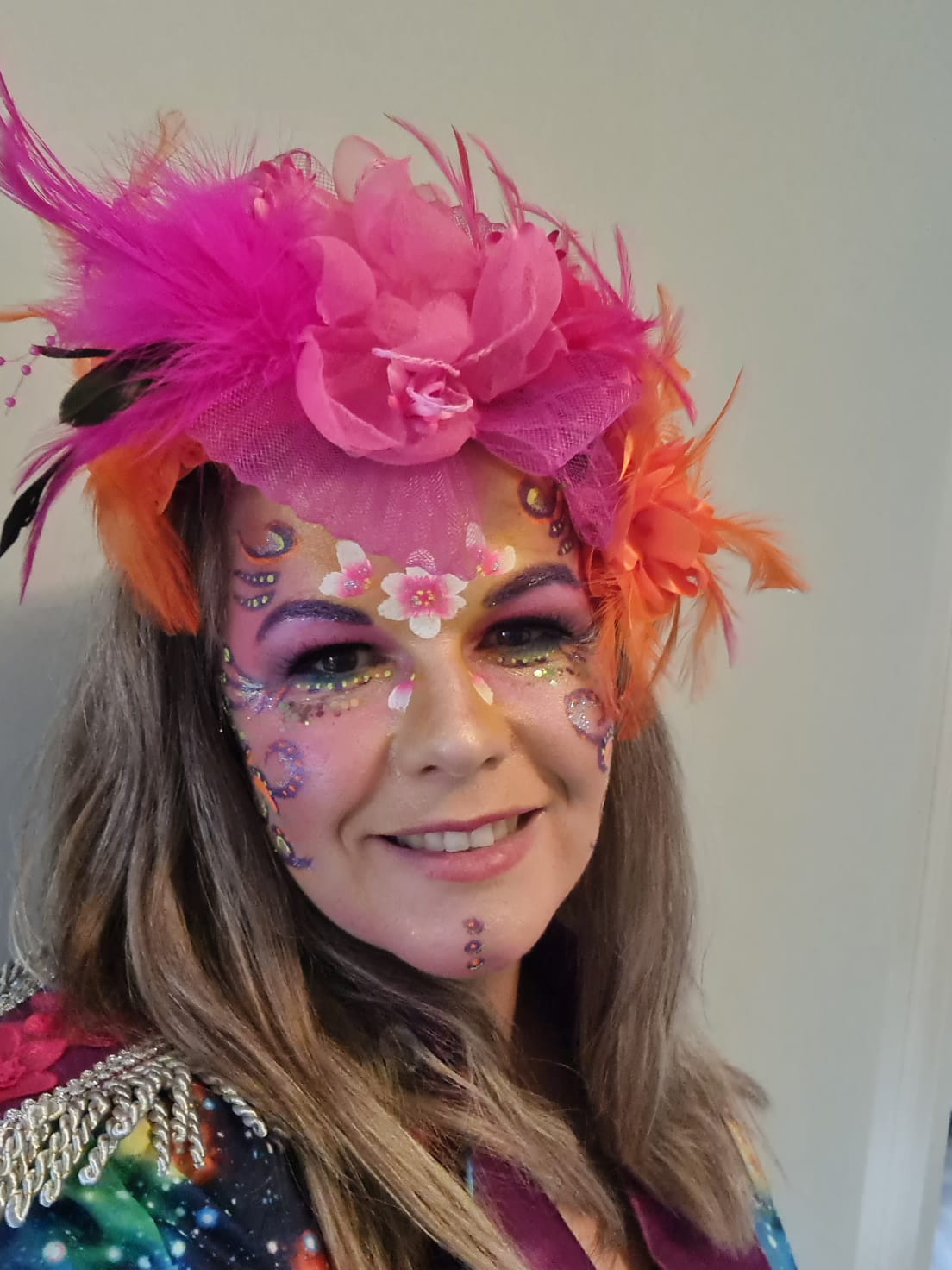 Vastelaovend schmink als sugar skull gemaakt door Schmink Squad